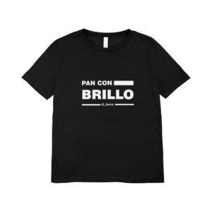 Pullover pan con brillo color negro
